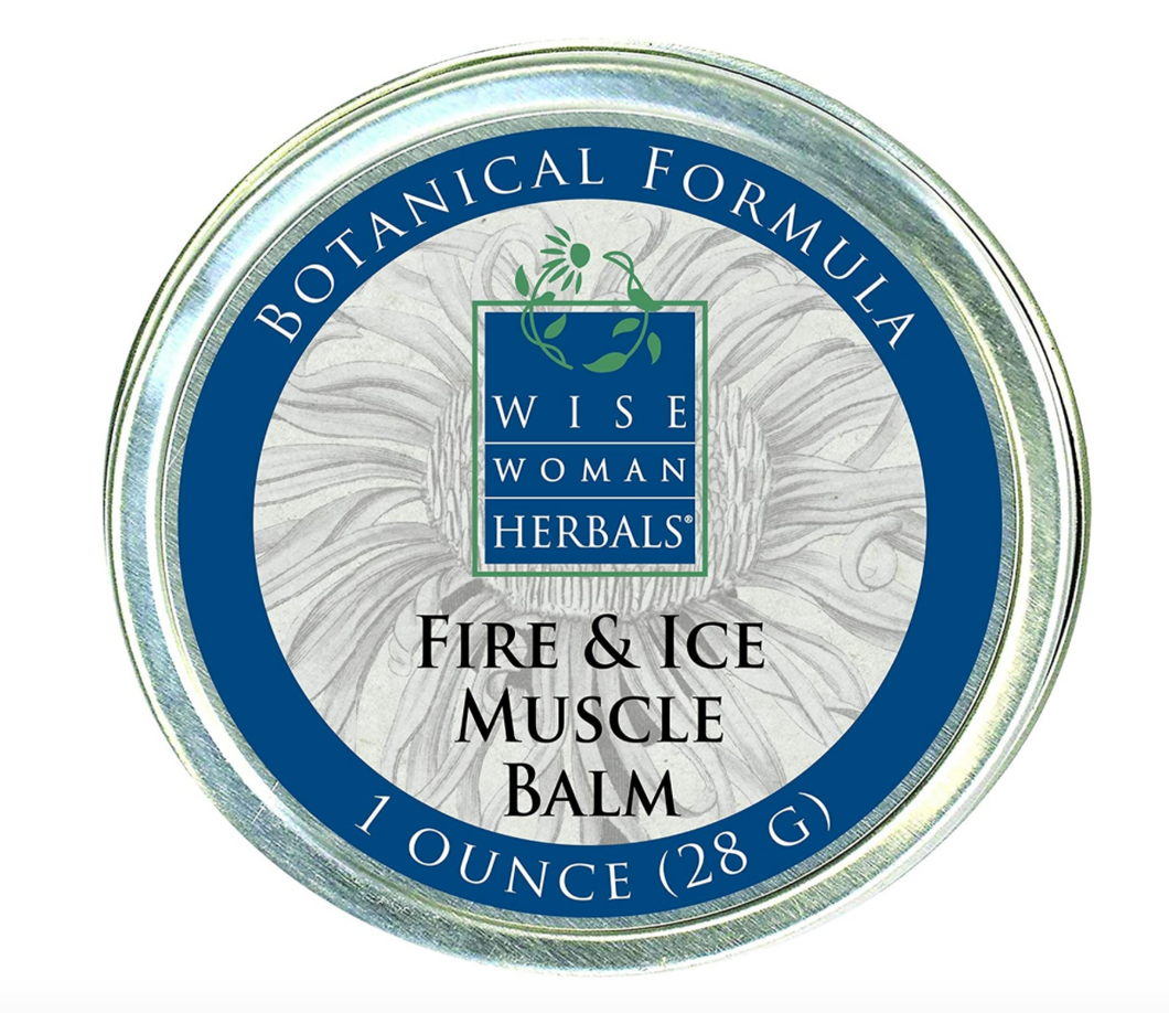 Fire & Ice Muscle Balm - Warming & Cooling Botanical Balm for Muscles and Joints